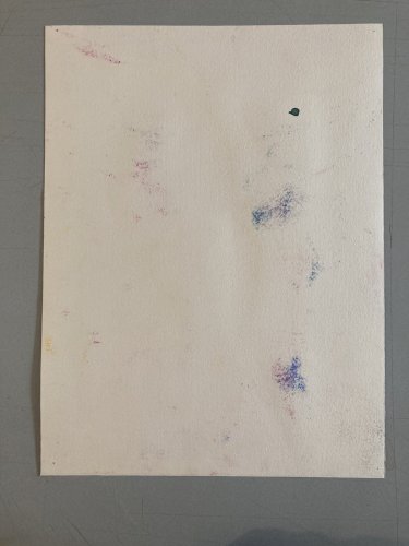 Grand Dessin Art Brut Cirque Éléphant 1980 Expressionniste Expressionnisme