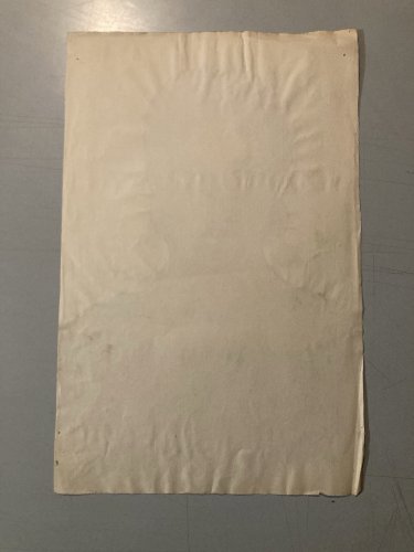 Grand Dessin Gouache Sur Papier Femme 1950 portrait Peinture A Identifier Ancien