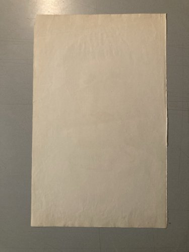 Grand Dessin Gouache Sur Papier Homme 1950 portrait Peinture A Identifier Ancien