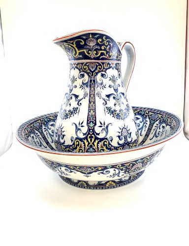 Grand ensemble de toilette “Rouen” Jules Vieillard Bordeaux – XIXᵉ siècle