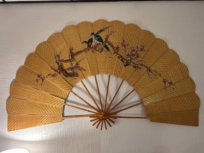 large decorative wall fan