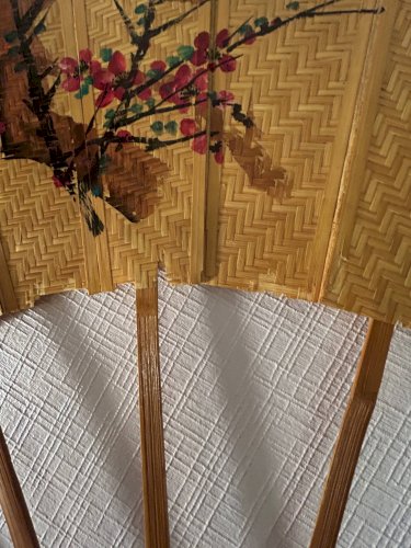 grand éventail mural décoratif