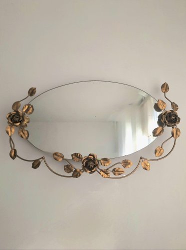 Grand Miroir Art Deco, Décoration Retro Vintage