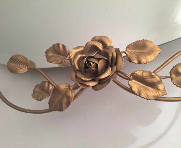 Grand Miroir Art Deco, Décoration Retro Vintage