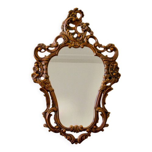 Grand miroir baroque vintage style rococo Louis XV