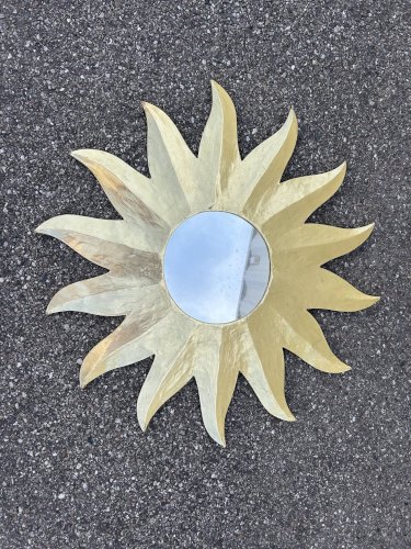 grand miroir soleil 80cm