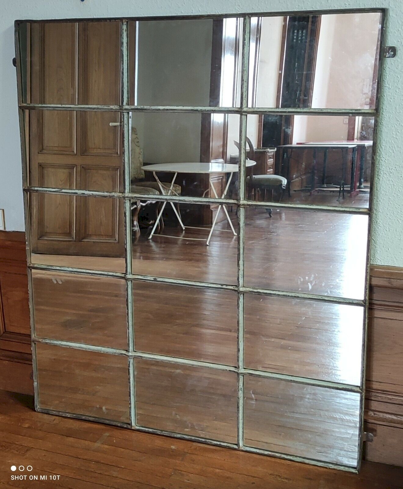 Grand Miroir Design Industriel Maisons Du Monde - Argenté 77x156cm