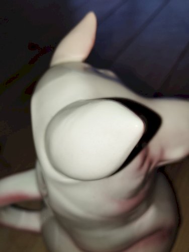 Grand pichet cochon en faïence – Saint-Clément France, état exceptionnel