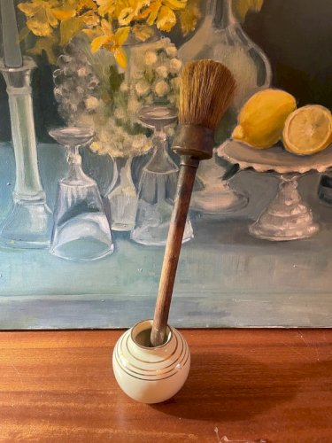 Grand pinceau rond ancien 37cm