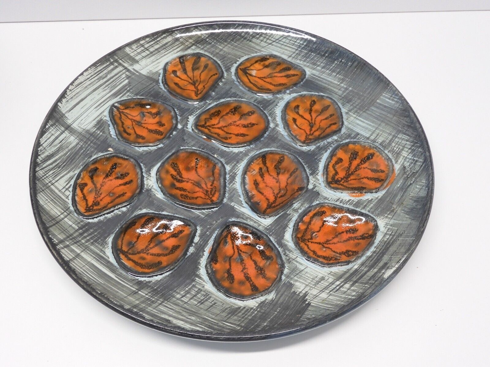 Lot De 4 Assiettes Plates En Céramique De Pornic (MBFA) Avec Petits Défauts - Occasion
