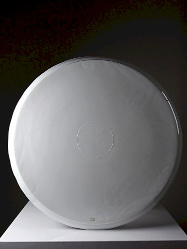 Grand plat à tarte vintage/ancien porcelaine fine de Limoges blanche