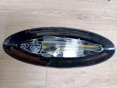 Large fish dish by Robert Picault in Vallauris.