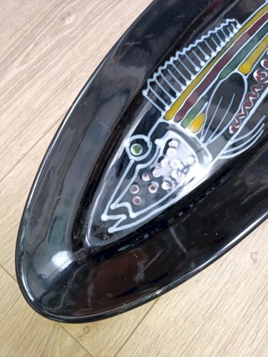 Grand plat au poisson par robert picault à vallauris.