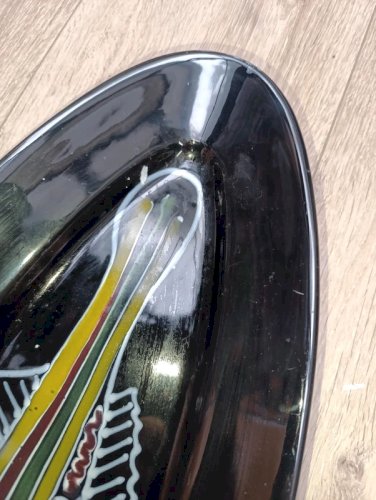 Grand plat au poisson par robert picault à vallauris.