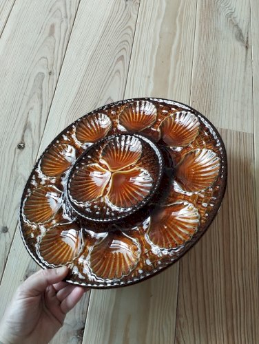 grand plat barbotine a huitres ou saint jacques