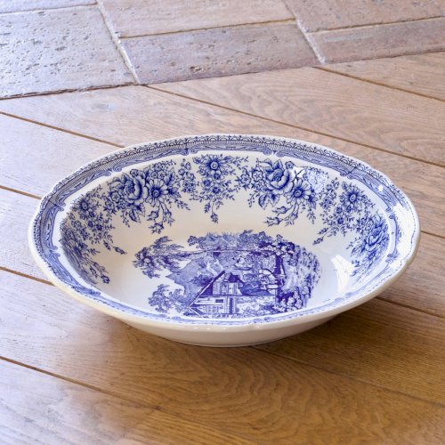 Grand plat creux ancien English Style