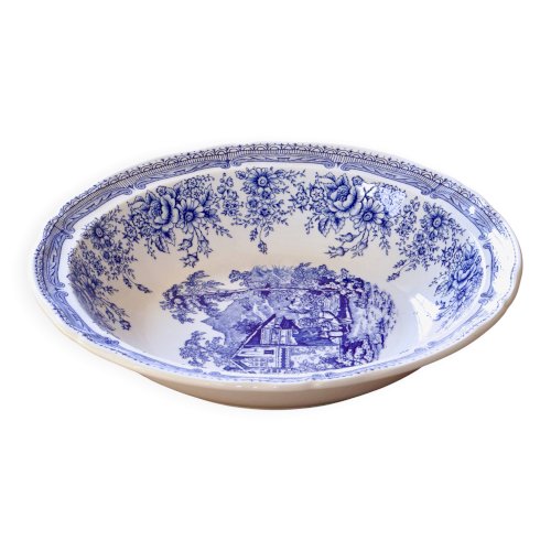 Grand plat creux ancien English Style