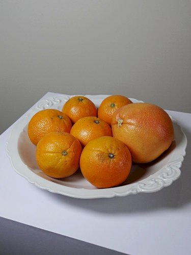 Grand plat de service creux porcelaine fine de Limoges blanche vintage/ancien