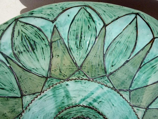 Grand plat décoratif d’Isabelle Verchuren