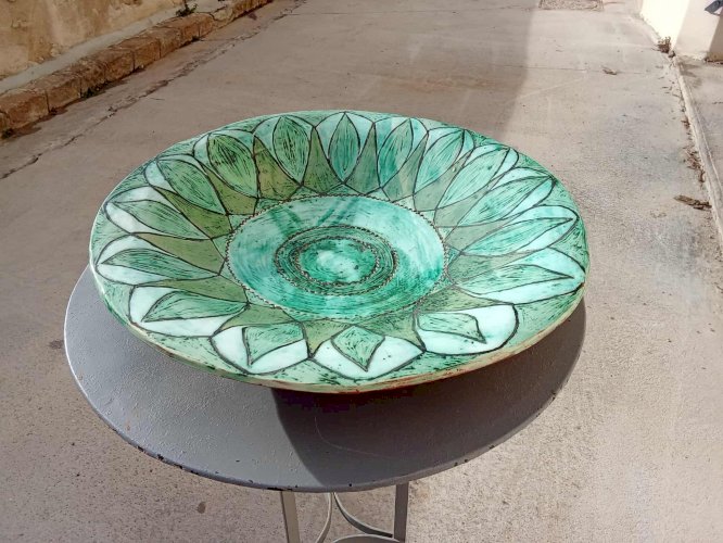 Grand plat décoratif d’Isabelle Verchuren