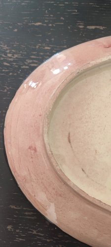 Grand plat en faïence émaillée signé Tony Jaillet années 50-60