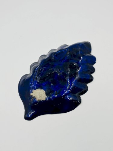 Grand Plat Feuille Émaux Sur Cuivre Esmaltes Garcia 70s