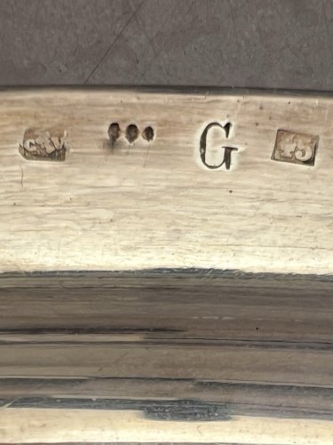 Grand Plat Ovale de service Ancien Vintage Metal Argenté Chic élégant Decoration