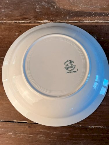 Grand plat Saint Amand Céranord modèle Cotentin