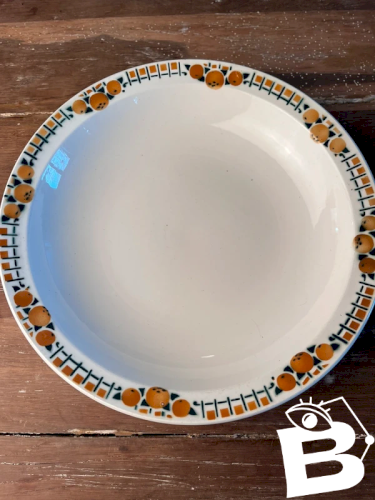 Grand plat Saint Amand Céranord modèle Cotentin