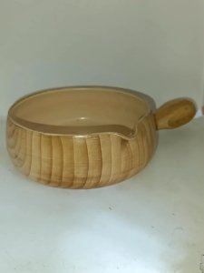 large saucepan decor faux wood style Grandjean Jourdan in good condition