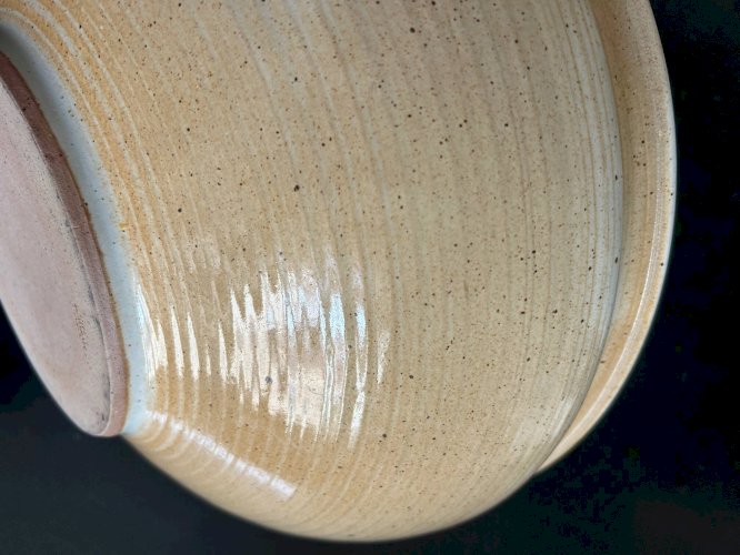 grand saladier en grés  Grés du Marais 