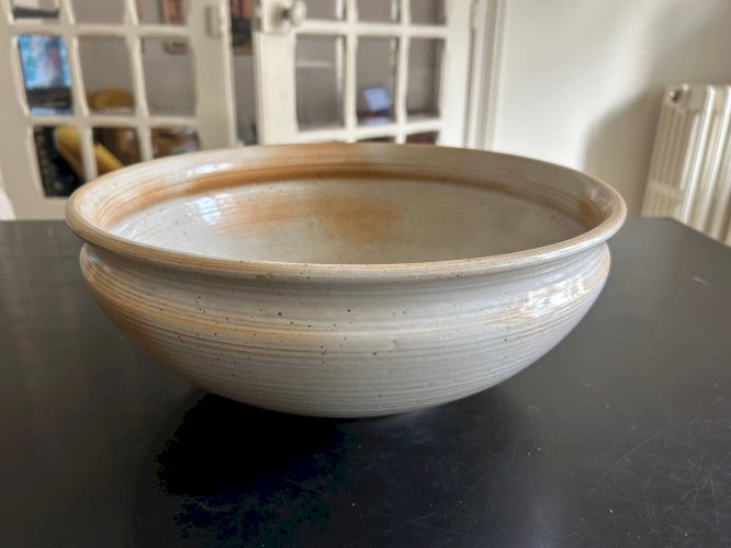 grand saladier en grés  Grés du Marais 