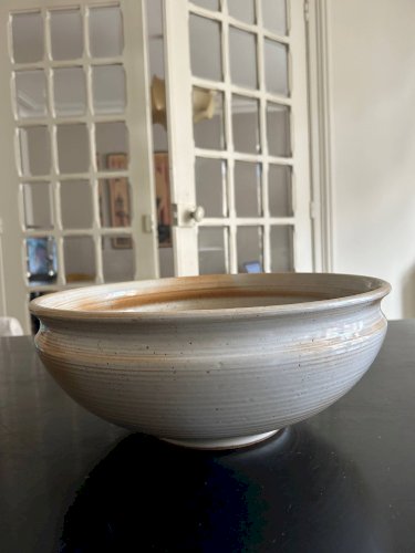 grand saladier en grés  Grés du Marais 
