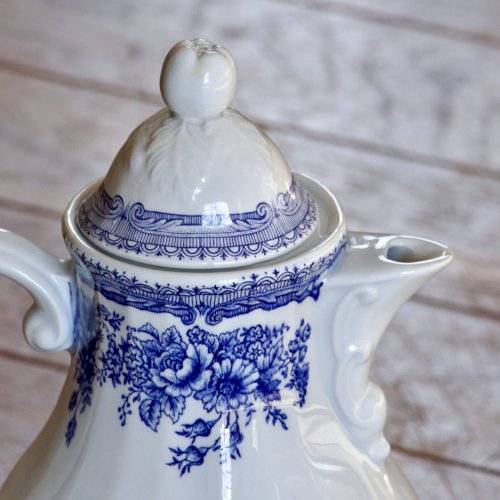 Grand service à café ancien en faïence English Style