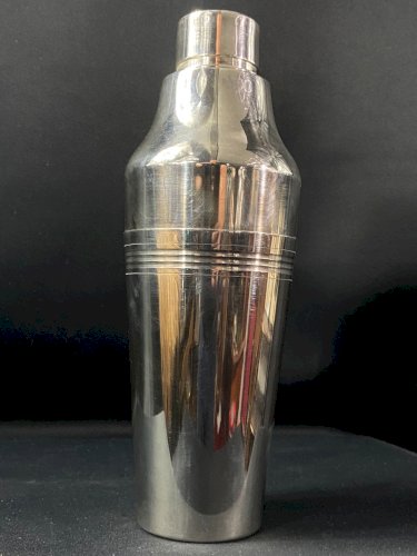 Grand shaker en métal argenté