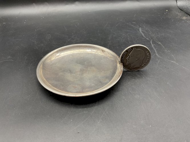 Grand Taste-vin  DECAT PARIS En Argent  Écu 5 Francs Napoleon III .