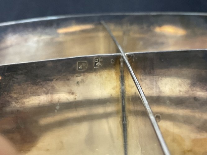 Grand Taste Vin en métal argenté serviteur compartiment apéritif