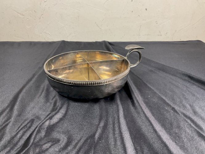 Grand Taste Vin en métal argenté serviteur compartiment apéritif