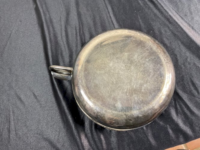 Grand Taste Vin en métal argenté serviteur compartiment apéritif