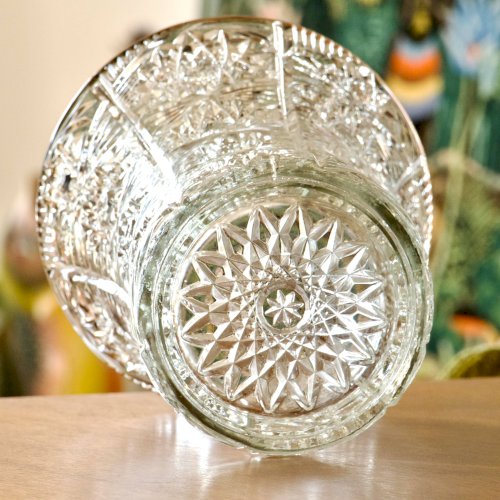 Grand vase ancien en cristal