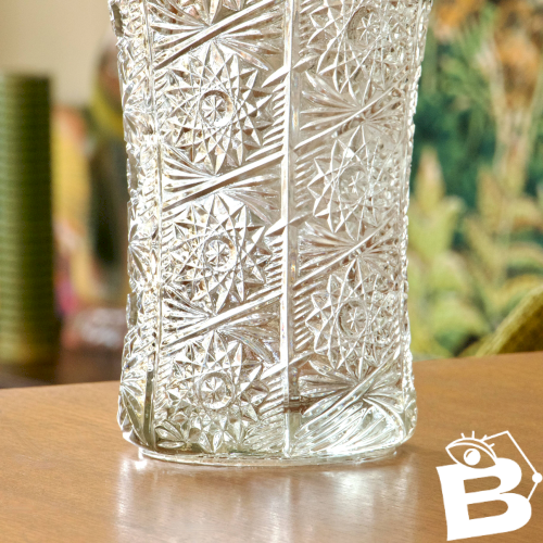 Grand vase ancien en cristal