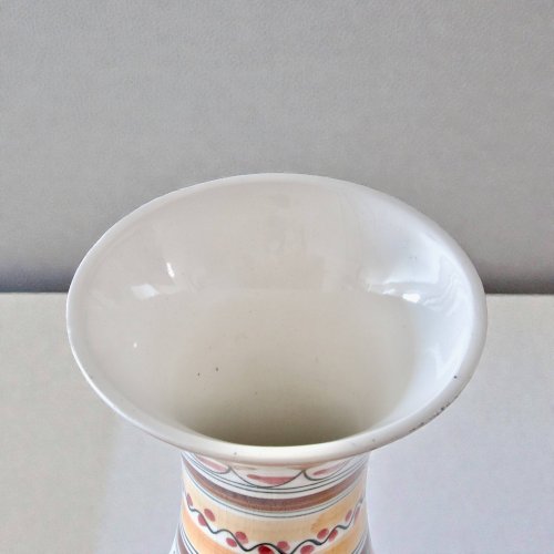 Grand vase artisanal de Coimbra peint à la main, pièce unique