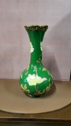 GRAND VASE EN BARBOTINE 682 T DE 40,7 CM DE HAUT