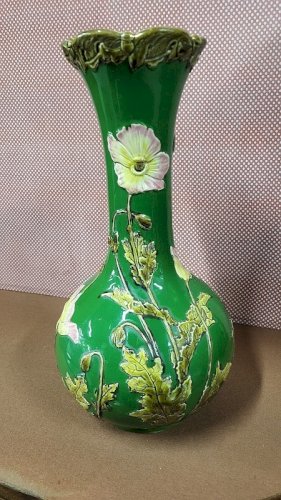 GRAND VASE EN BARBOTINE 682 T DE 40,7 CM DE HAUT