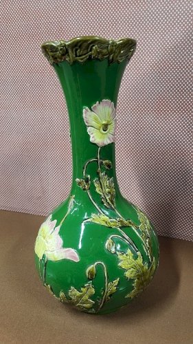 GRAND VASE EN BARBOTINE 682 T DE 40,7 CM DE HAUT