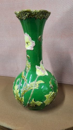 GRAND VASE EN BARBOTINE 682 T DE 40,7 CM DE HAUT