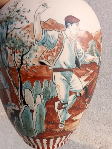  Grand vase en céramique basque de Ciboure