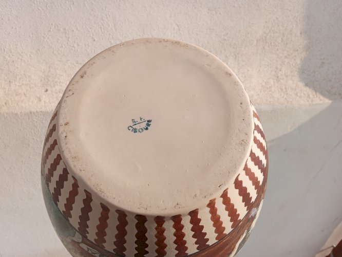  Grand vase en céramique basque de Ciboure