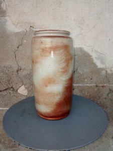  Grand vase en grès – Signé “Grès du Marais France” 