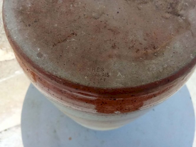  Grand vase en grès – Signé “Grès du Marais France” 